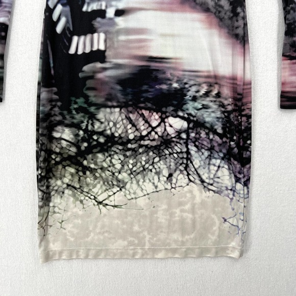 MARY KATRANTZOU Dress Womes Small Black Long Sleeve Misty Maria Night time - Picture 6 of 16